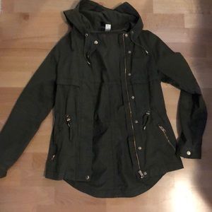 H&M Green Anorak/Utility Jacket
